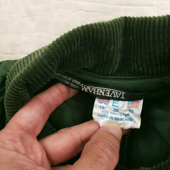 Lavenham Quilted Equestrian Jacket Womens US Size 10 Green - Picture 9 of 9